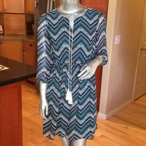 Cresent 3/4 length sleeve dress